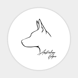 Proud Australian Kelpie profile dog lover gift Magnet